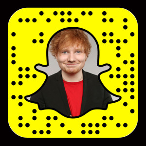 Ed Sheeran is on Snapchat as TeddysDayToday