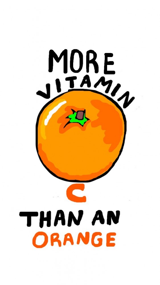 Orange Snapchat Art Vitamin C