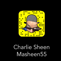 charlie sheen snapchat celebrity snapcode