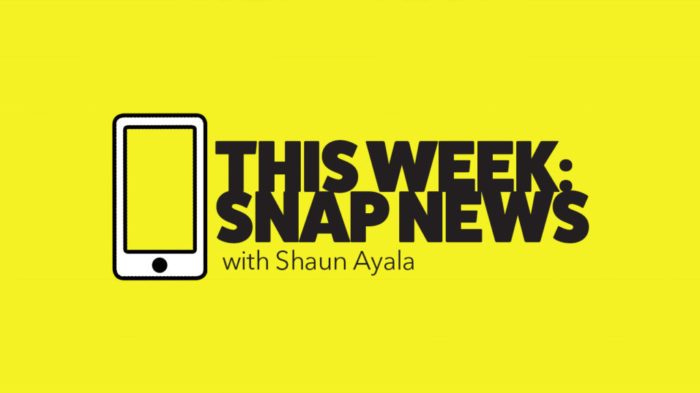 This Week: #SnapNews features News from Snap Inc.