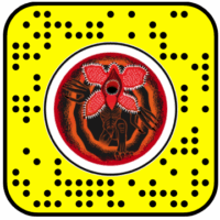 Demogorgon Stranger Things Snapchat Lens