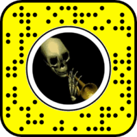 Dancing Mr. Scary Skeltal Snapchat Lens