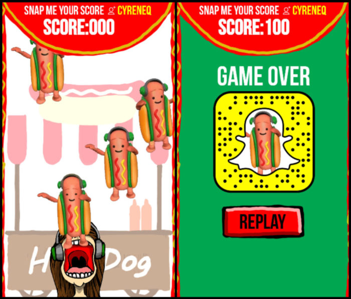Catch the Dancing Hotdog Game