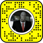 Dancing Slender Man Snapchat Lens