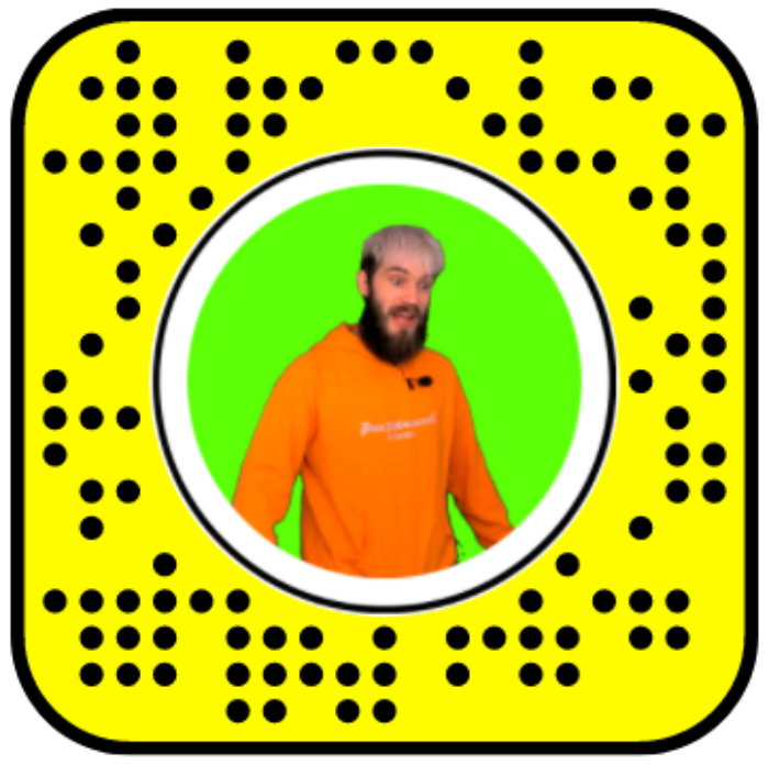 Pewdiepie 2D Snapchat Lens