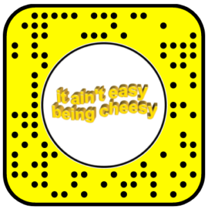 It Ain’t Easy Being Cheesy 2D Snapchat Lens