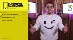 This Week: Snap News  — Episode #27 (News Featuring Snapchat and more)