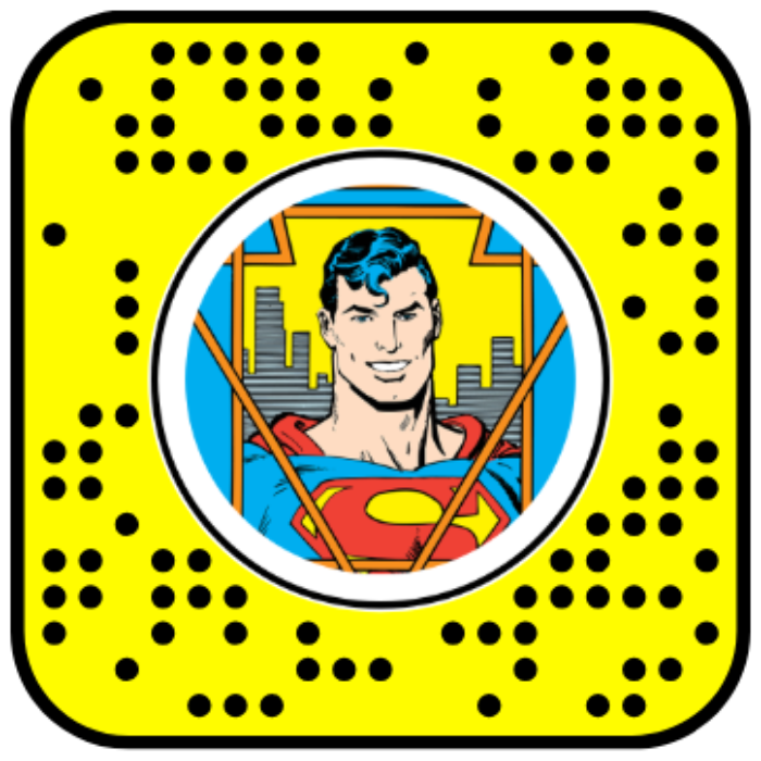 DC Superman Comic Book Portal Lens