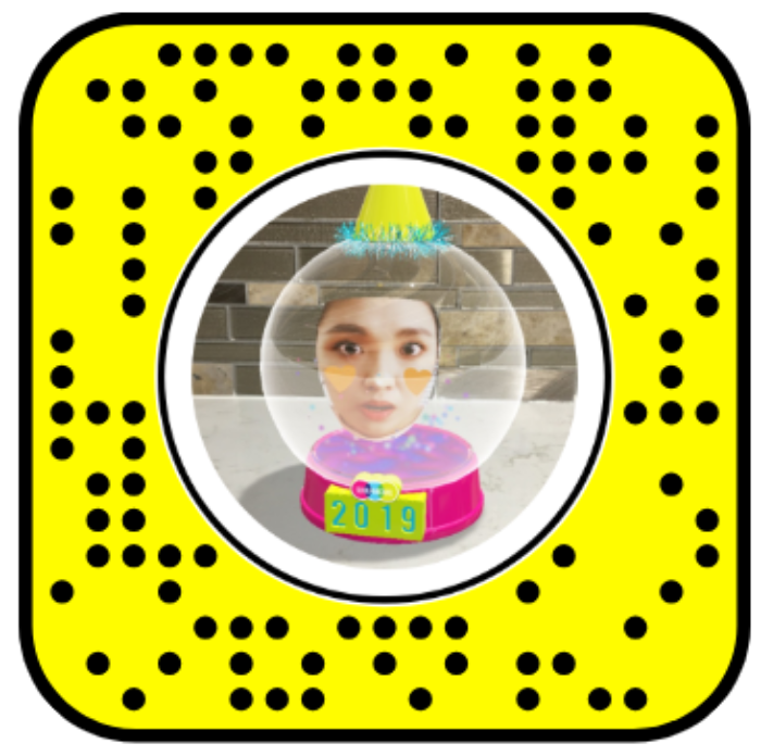 Snowglobe Yourself Snapchat Face Lens