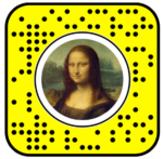Mona Lisa Snapchat Face Lens